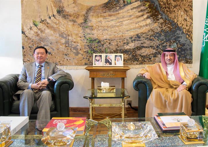 نائب وزير الخارجية يستقبل سفير جمهورية الصين الشعبية لدى المملكة 