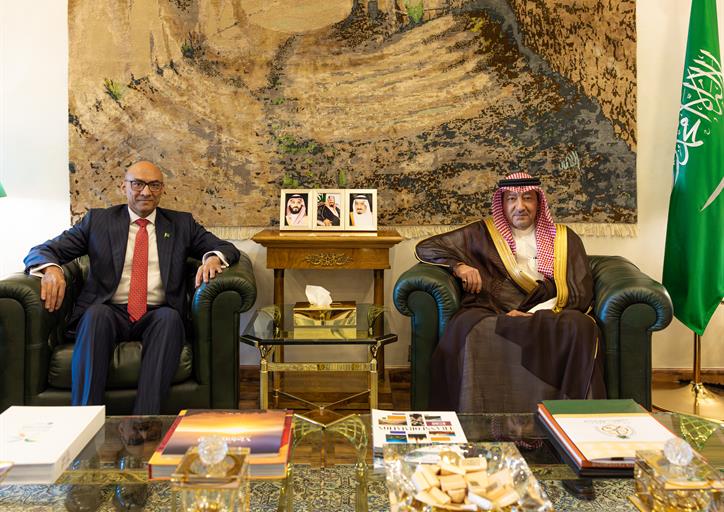 معالي نائب وزير الخارجية يستقبل سفير جمهورية باكستان لدى المملكة 