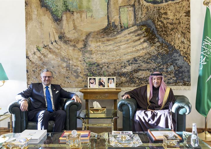 معالي نائب وزير الخارجية يستقبل كبير مستشاري الرئيس الأمريكي للشؤون العربية والأفريقية