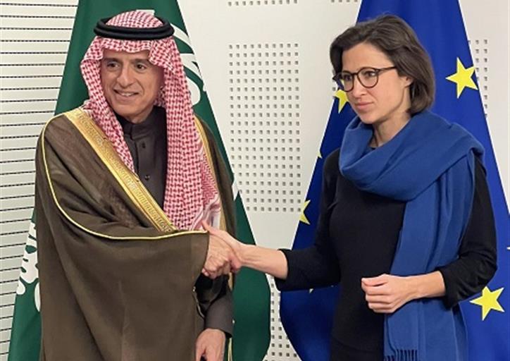 معالي وزير الدولة للشؤون الخارجية يلتقي رئيسة وفد العلاقات مع شبه الجزيرة العربية في الاتحاد الأوروبي