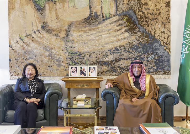  معالي نائب وزير الخارجية يستقبل الأمين العام للمنظمة الدولية للوساطة