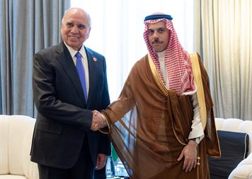 سمو وزير الخارجية يلتقي وزير خارجية العراق