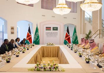 سمو وزير الخارجية يستقبل معالي رئيس الوزراء وزير خارجية كينيا.. ويعقدان الاجتماع الأول للجنة المشاورات السياسية السعودية الكينية