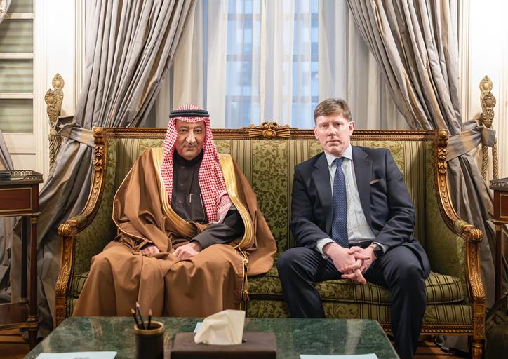 معالي نائب وزير الخارجية يلتقي رئيس المكتب البريطاني لشؤون السودان