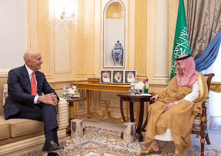 سمو وزير الخارجية يستقبل المبعوث الأمريكي إلى سوريا
