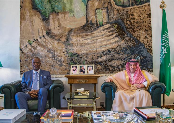 معالي نائب وزير الخارجية يستقبل سفير جمهورية جنوب أفريقيا لدى المملكة