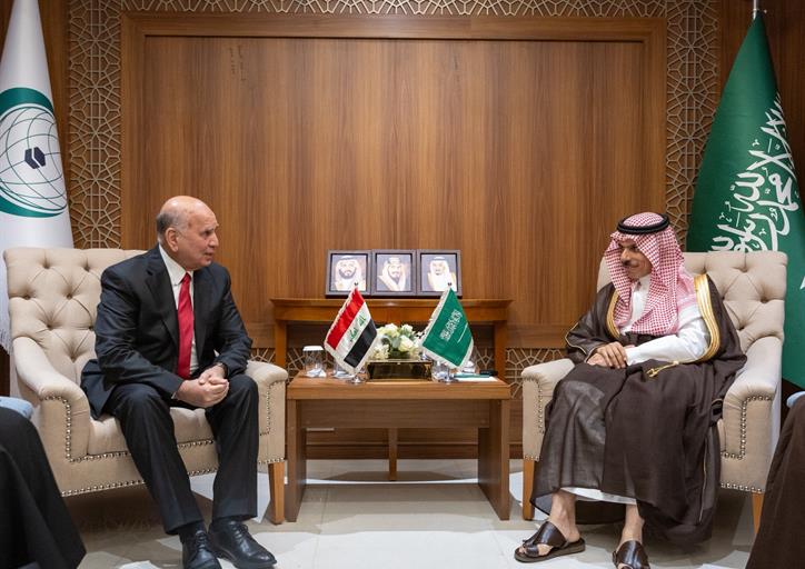 سمو وزير الخارجية يلتقى وزير خارجية العراق