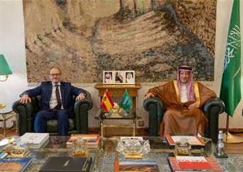معالي نائب وزير الخارجية يستقبل وزير الدولة الإسباني