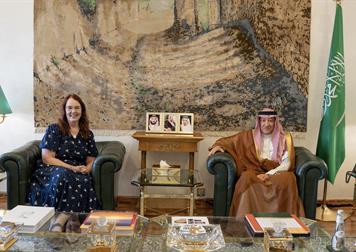 معالي نائب وزير الخارجية يستقبل القائم بالأعمال بالسفارة الأمريكية لدى المملكة 