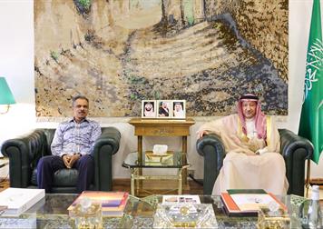 معالي نائب وزير الخارجية يستقبل سفير جمهورية سنغافورة لدى المملكة