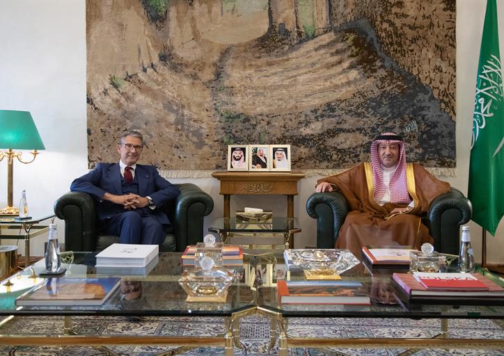 معالي نائب وزير الخارجية يستقبل سفير جمهورية إيطاليا لدى المملكة 