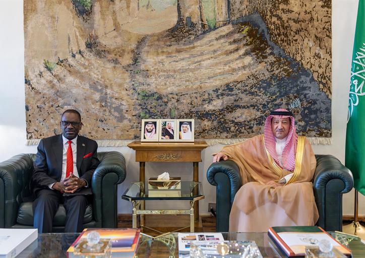 معالي نائب وزير الخارجية يستقبل سفير جمهورية ناميبيا غير المقيم لدى المملكة
