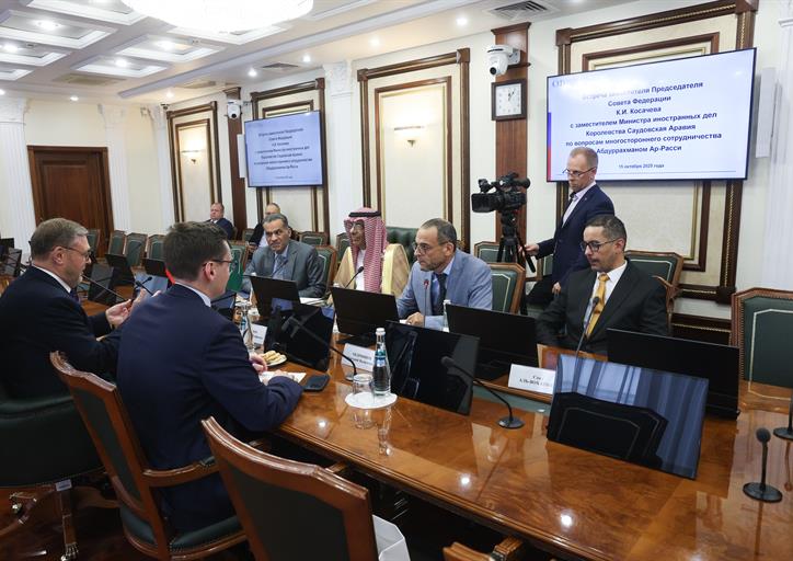 الوكيل الرسي يلتقي معالي نائب رئيس مجلس الاتحاد الروسي