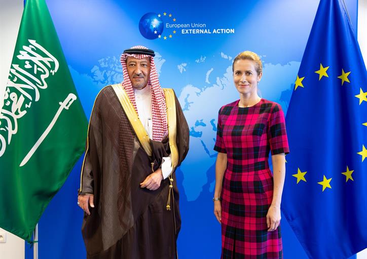  معالي نائب وزير الخارجية يلتقي الممثلة العليا للاتحاد الأوروبي والممثل الخاص للاتحاد الأوروبي لمنطقة الخليج