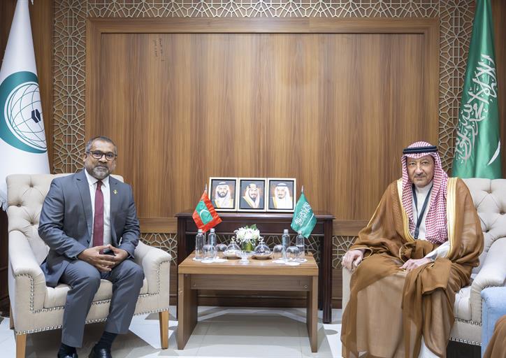 نائب وزير الخارجية يلتقي وزير خارجية المالديف