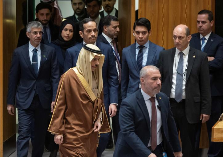 سمو وزير الخارجية يحضر اليوم الدولي للتضامن مع فلسطين