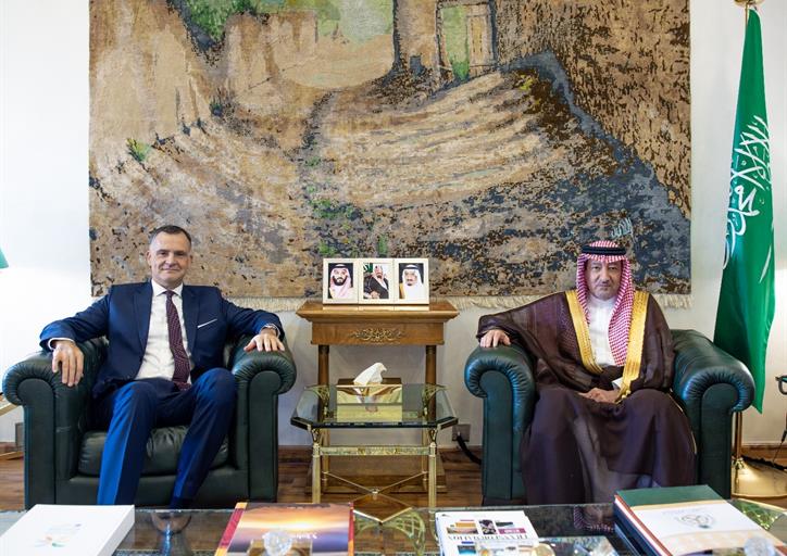 معالي نائب وزير الخارجية يستقبل سفير الاتحاد الأوروبي لدى المملكة 