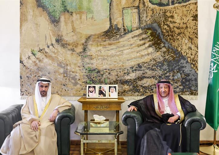 معالي نائب وزير الخارجية يستقبل سفير دولة الإمارات لدى المملكة 