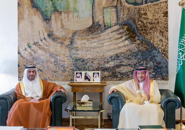 معالي نائب وزير الخارجية يستقبل سفير دولة الإمارات لدى المملكة
