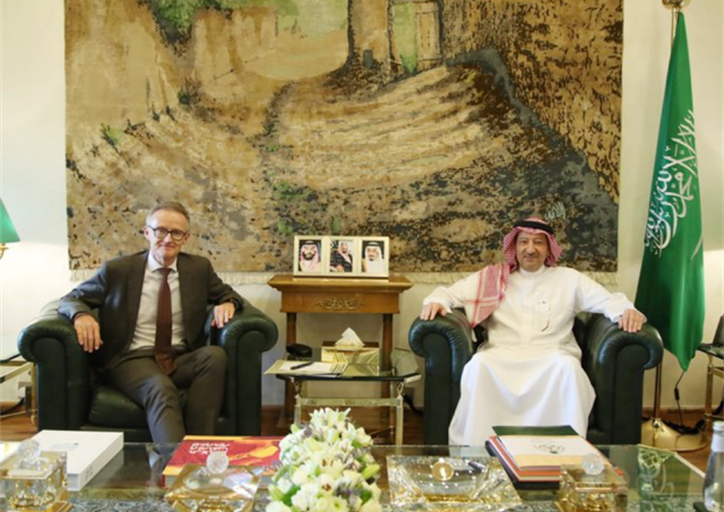 نائب وزير الخارجية يستقبل سفير جمهورية ألمانيا الاتحادية لدى المملكة