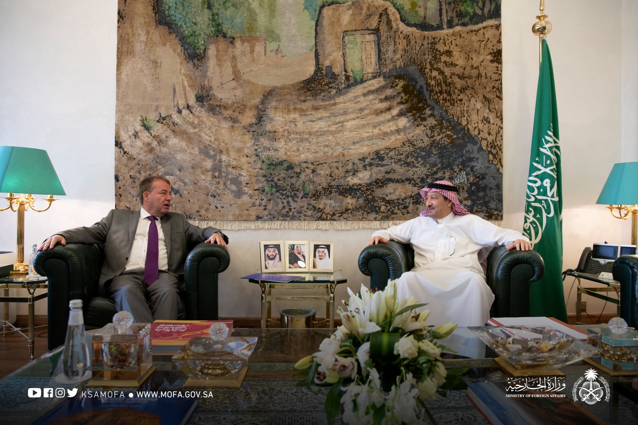 Vice Minister Meet Ambassador of Germany to the Kingdom